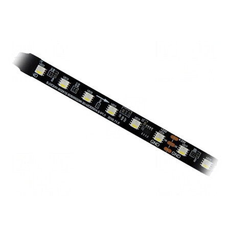Bandă LED RGBW 24V 60 LED/m PCB Negru | Electronic-mag.ro | Componente Electronice