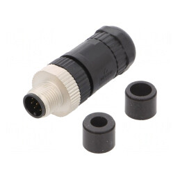 Mufă M12 8 Pin DeviceNet/CANopen pe cablu drept | Electronic-mag.ro | Componente Electronice
