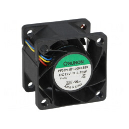 Ventilator axial DC 12V 38x38x28mm | Electronic-mag.ro | Componente Electronice