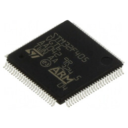 Microcontroler ARM 168MHz LQFP100 1,8-3,6V STM32F405VGT6