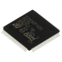 Microcontroler ARM 168MHz LQFP100 1,8-3,6V STM32F405VGT6 | Electronic-mag.ro | Componente Electronice