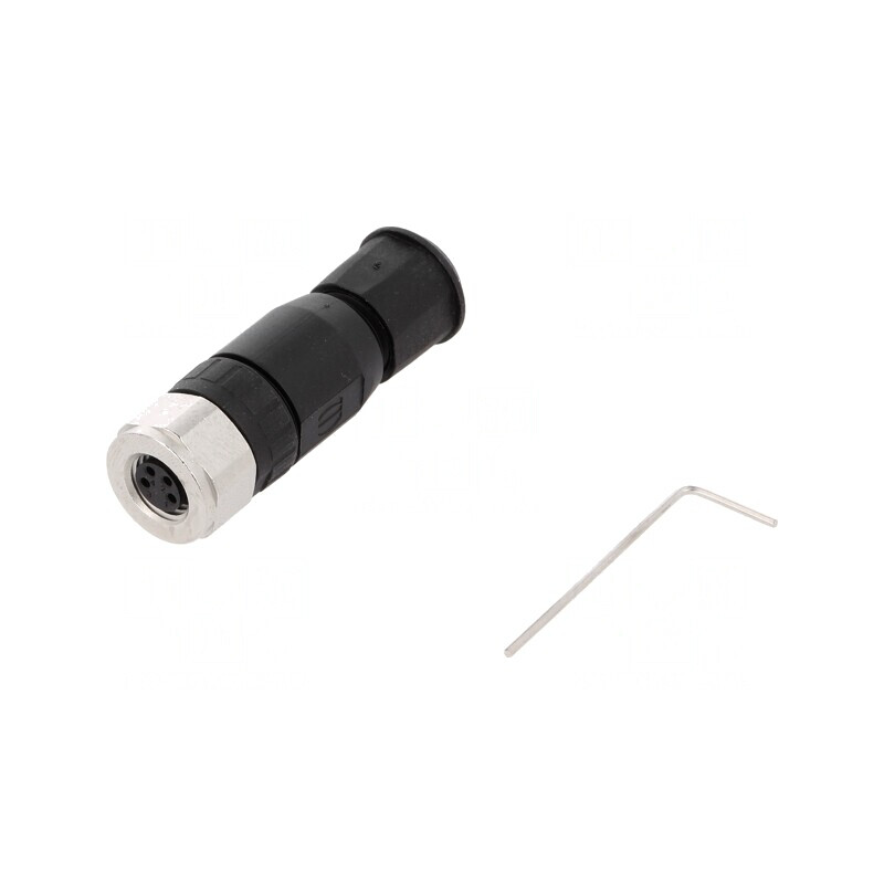 Conector M8 4 PIN IP67 30V | Electronic-mag.ro | Componente Electronice
