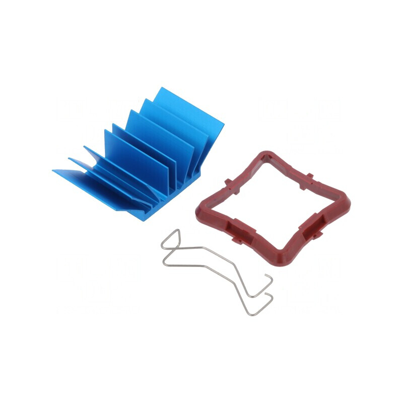Radiator extrudat cu aripioare BGA albastru 23x23mm | Electronic-mag.ro | Componente Electronice Radiator extrudat cu aripioare BGA albastru 23x23mm | Electronic-mag.ro | Componente Electronice