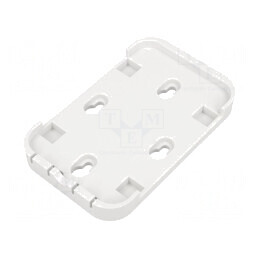 Suport Alb SNAP IN 95x60mm ABS | Electronic-mag.ro | Componente Electronice