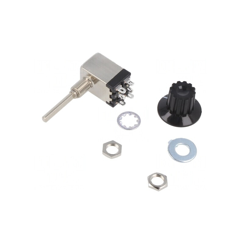 Comutator Rotativ 3 Pozitii DP3T 5A/125VAC 3A/30VDC | Electronic-mag.ro | Componente Electronice