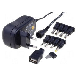 Alimentator Universal 3VDC 0,6A EU | Electronic-mag.ro | Componente Electronice
