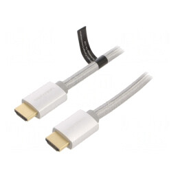 Cablu | HDMI 2.0 | HDMI mufă,din ambele părţi | PVC | textilă | 10m | 