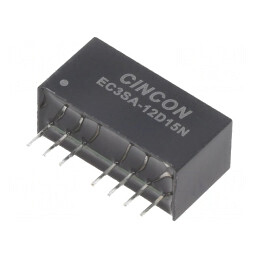 Convertor DC/DC 3W 9-18V la 15V/-15V SIP8 | Electronic-mag.ro | Componente Electronice