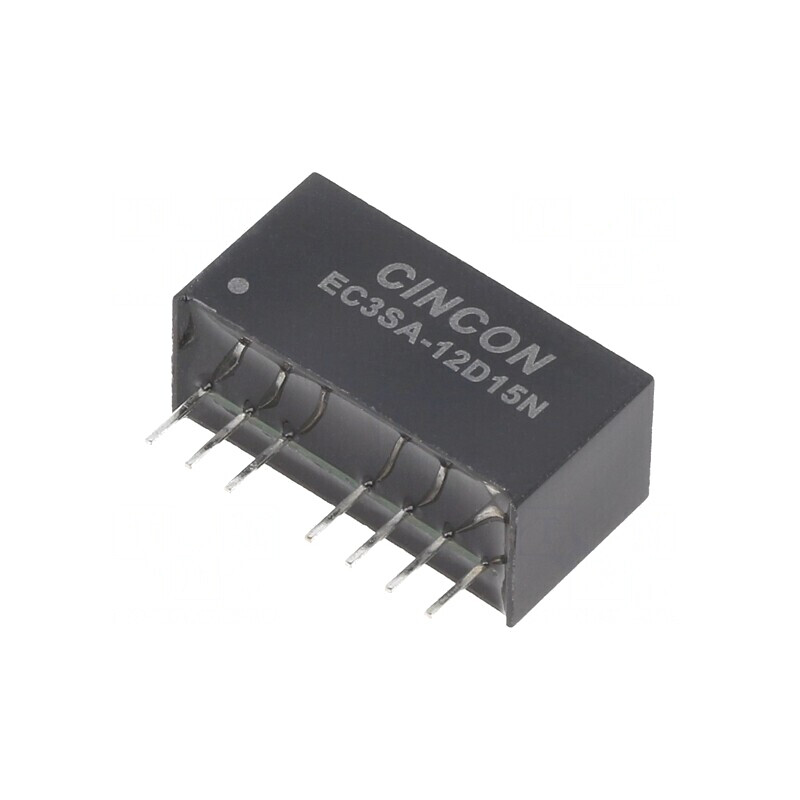 Convertor DC/DC 3W 9-18V la 15V/-15V SIP8 | Electronic-mag.ro | Componente Electronice