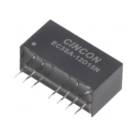 Convertor DC/DC 3W 9-18V la 15V/-15V SIP8 | Electronic-mag.ro | Componente Electronice