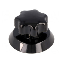 Buton rotativ termoplastic Ø6mm Ø31x25mm | Electronic-mag.ro | Componente Electronice