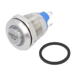 Comutator Anti-Vandalism Verde 2A/36VDC IP65 | Electronic-mag.ro | Componente Electronice
