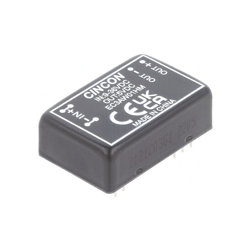 Convertor DC/DC 3W 9-36V la 5V 600mA DIP24 | Electronic-mag.ro | Componente Electronice Convertor DC/DC 3W 9-36V la 5V 600mA DIP24 | Electronic-mag.ro | Componente Electronice