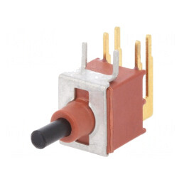 Comutator apăsare DPST 0,02A 20VAC 5mm | Electronic-mag.ro | Componente Electronice