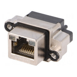 Soclu RJ45 cu LED IP68 pentru panou | Electronic-mag.ro | Componente Electronice