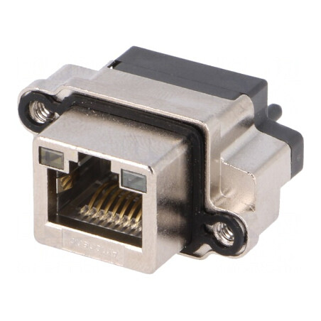 Soclu RJ45 cu LED IP68 pentru panou | Electronic-mag.ro | Componente Electronice