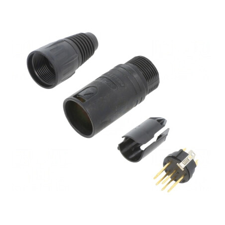 Conector XLR Mufă Tată pe Cablu 7 PIN | Electronic-mag.ro | Componente Electronice
