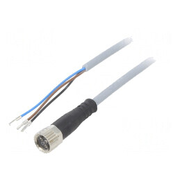Cablu de Conectare M8 3-Pin 2.5m 60VAC 60VDC