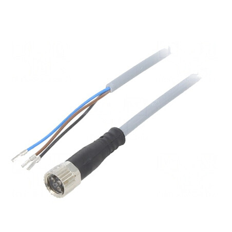 Cablu de Conectare M8 3-Pin 2.5m 60VAC 60VDC | Electronic-mag.ro | Componente Electronice