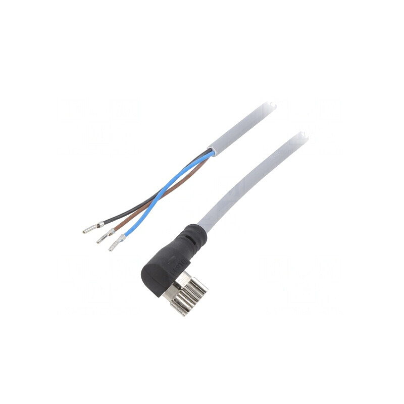 Cablu de Conectare M8 3 PIN în Unghi 2,5m 60VAC 3A | Electronic-mag.ro | Componente Electronice Cablu de Conectare M8 3 PIN în Unghi 2,5m 60VAC 3A | Electronic-mag.ro | Componente Electronice