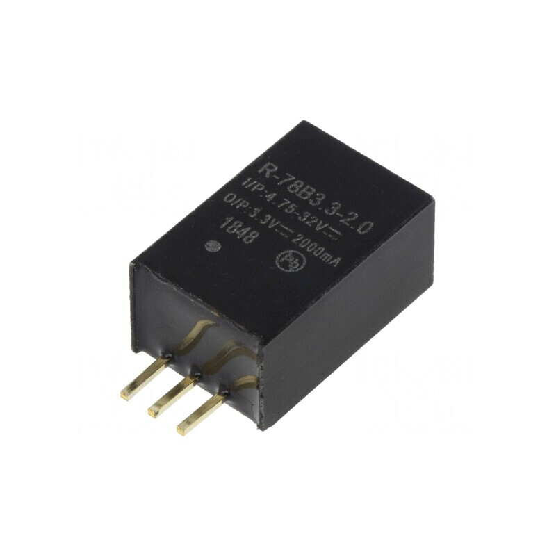 Convertor DC/DC 6,6W 3,3V 2A SIP3 | Electronic-mag.ro | Componente Electronice