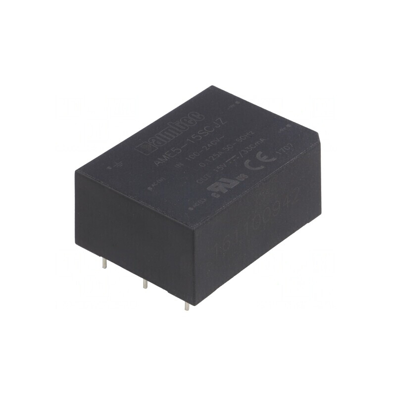 Convertor AC/DC 5W 15VDC | Electronic-mag.ro | Componente Electronice