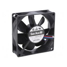Ventilator Axial DC 24V 80x80x25mm 49,8m3/h 23dBA | Electronic-mag.ro | Componente Electronice