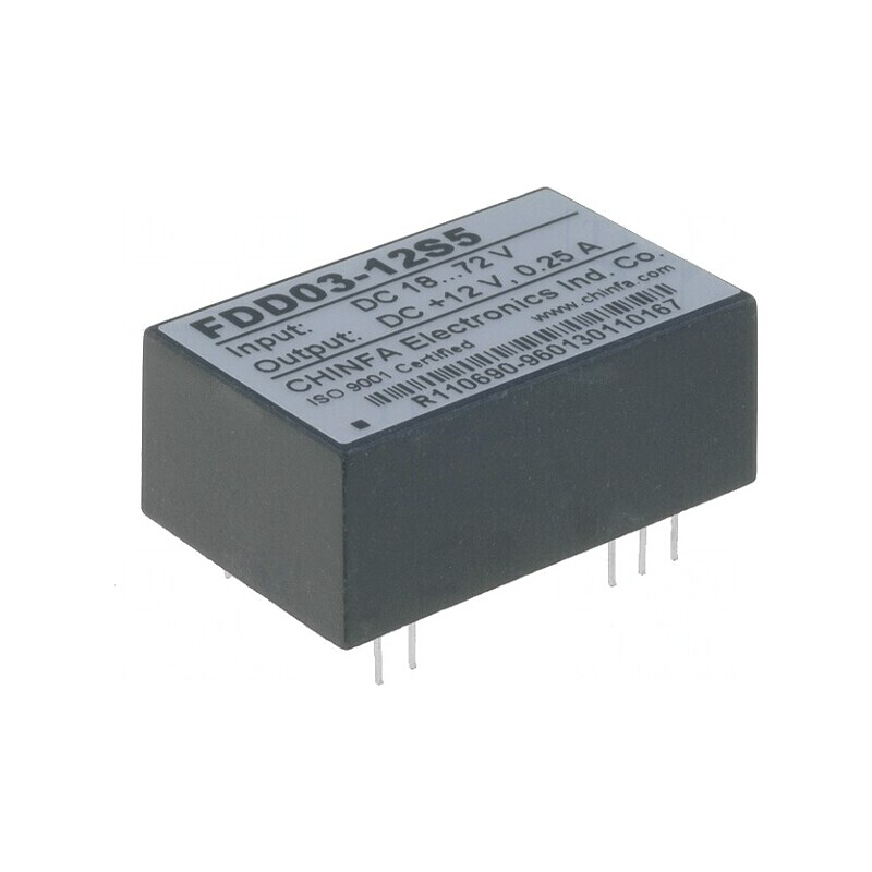 Convertor DC/DC 3W 18-72V la 12V | Electronic-mag.ro | Componente Electronice Convertor DC/DC 3W 18-72V la 12V | Electronic-mag.ro | Componente Electronice