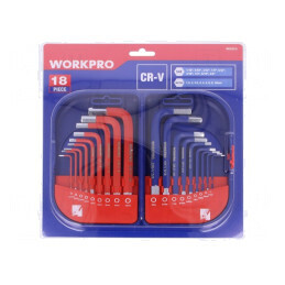 Set Chei Imbus Oțel 18 Bucăți | Electronic-mag.ro | Componente Electronice