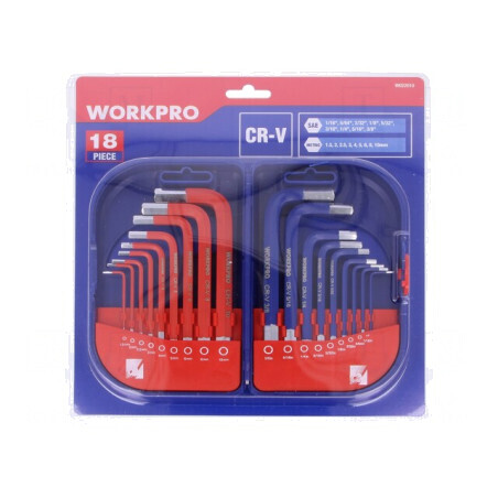 Set Chei Imbus Oțel 18 Bucăți | Electronic-mag.ro | Componente Electronice