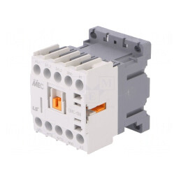 Contactor 3P NO 24VAC 6A IP20 cu 3 Contacte Auxiliare | Electronic-mag.ro | Componente Electronice