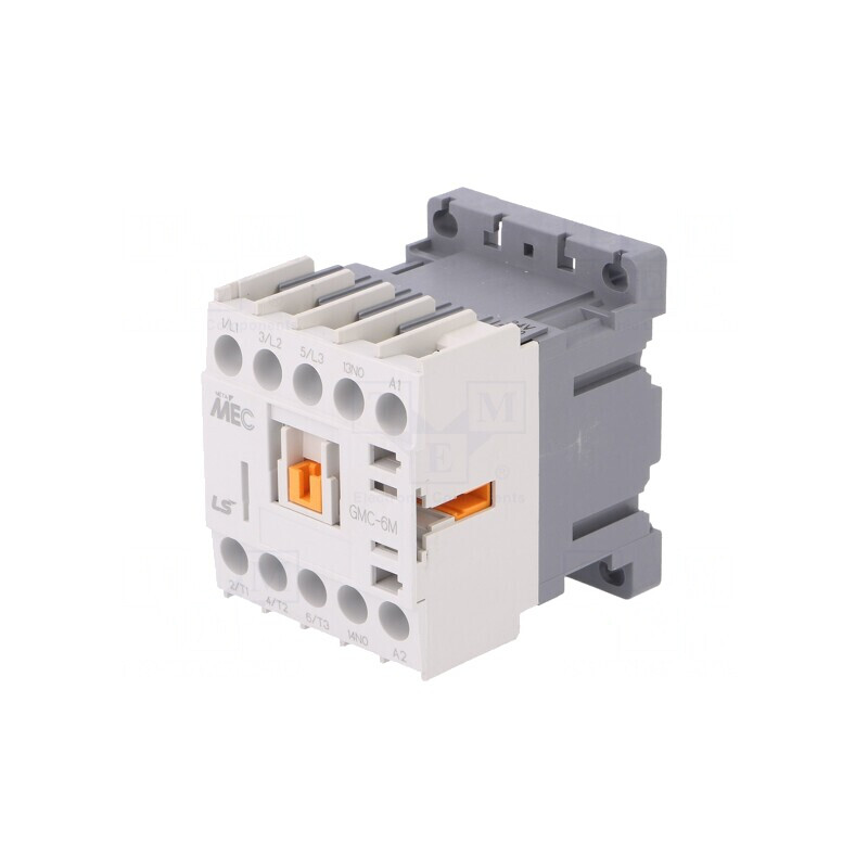 Contactor 3P NO 24VAC 6A IP20 cu 3 Contacte Auxiliare | Electronic-mag.ro | Componente Electronice