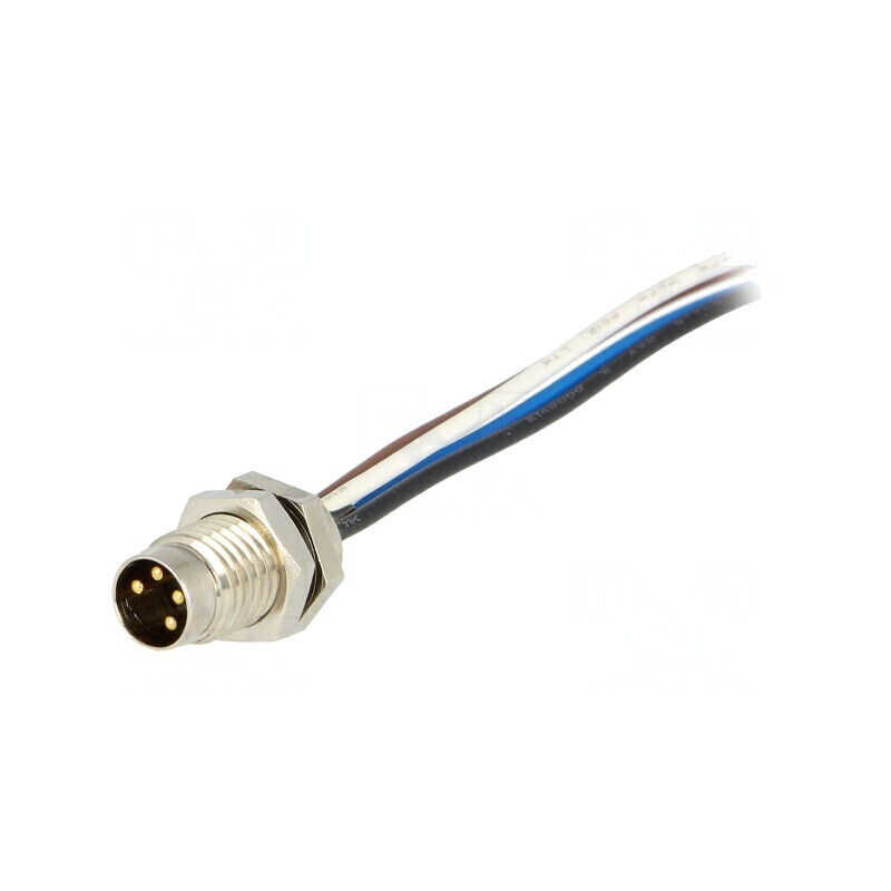 Conector M8 Tată 4 PIN cu Cabluri și Soclu Nano-Change IP67 | Electronic-mag.ro | Componente Electronice