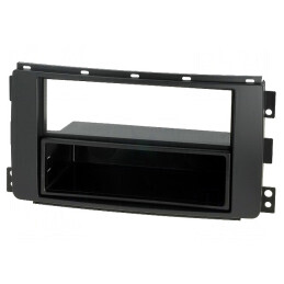 Cadru radio Smart 2 ISO negru | Electronic-mag.ro | Componente Electronice