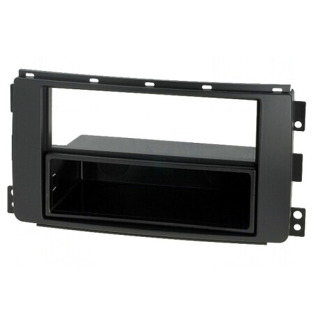 Cadru radio Smart 2 ISO negru | Electronic-mag.ro | Componente Electronice