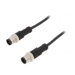Cablu senzori și automatizări M12-M12 1m | Electronic-mag.ro | Componente Electronice