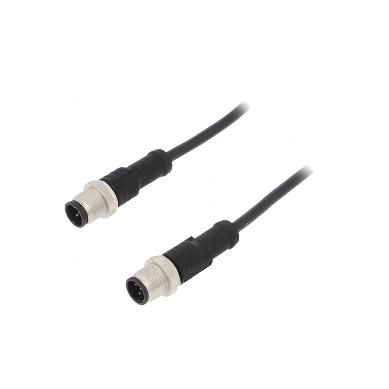 Cablu senzori și automatizări M12-M12 1m | Electronic-mag.ro | Componente Electronice