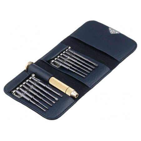 Set Capete Șurubelniță 12 Buc Phillips/Plat/Torx cu Geantă | Electronic-mag.ro | Componente Electronice