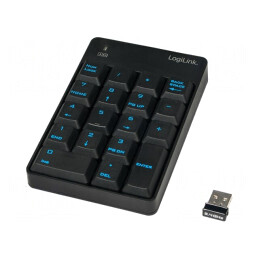 Tastatură Neagră USB Wireless 6-10m | Electronic-mag.ro | Componente Electronice