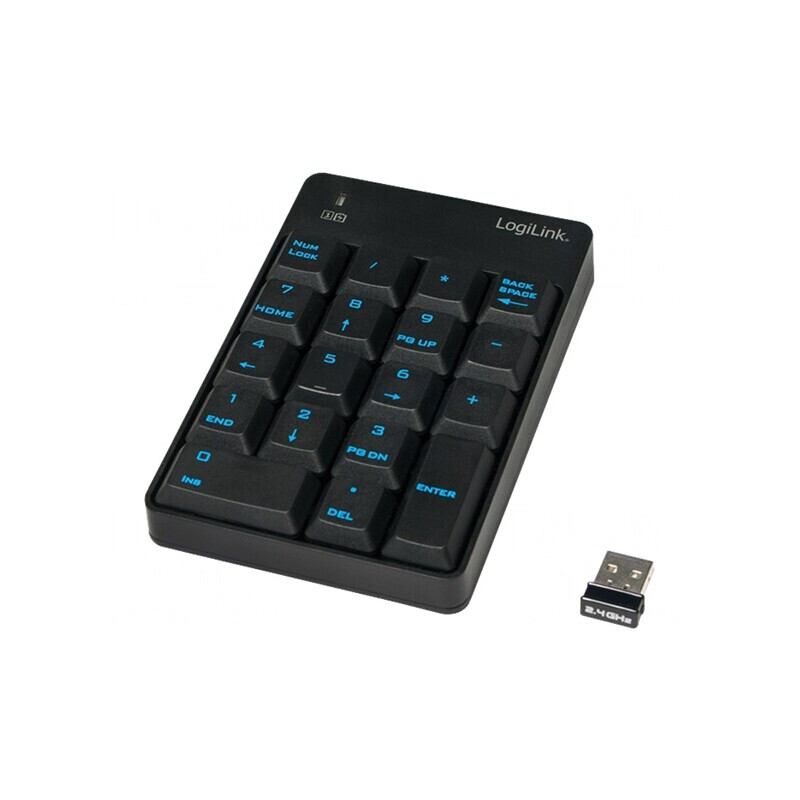 Tastatură Neagră USB Wireless 6-10m | Electronic-mag.ro | Componente Electronice