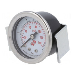 Manometru Lichide și Gaze 0-10 Bar 40mm | Electronic-mag.ro | Componente Electronice