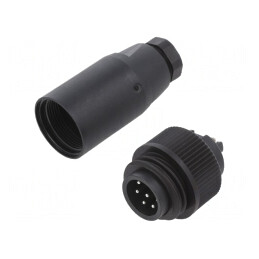 Conector Circular Mufă Tată 7-Pin RD24 Neecranat | Electronic-mag.ro | Componente Electronice