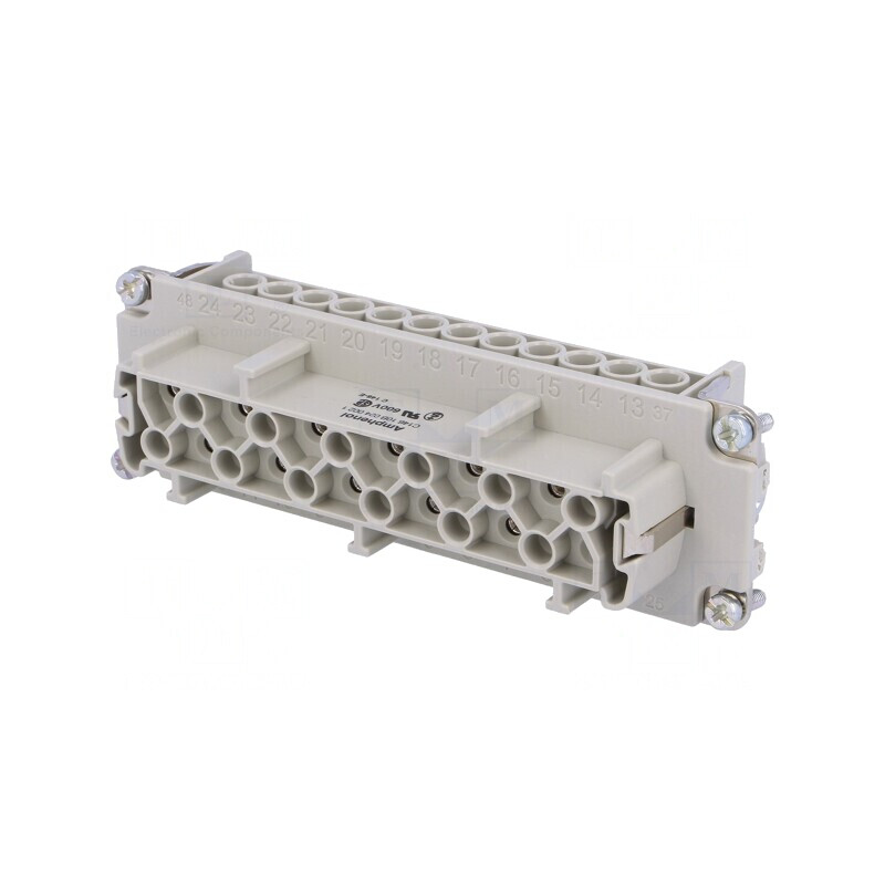 Conector HDC Inserturi Contact Mamă 24 PIN 24 PE | Electronic-mag.ro | Componente Electronice