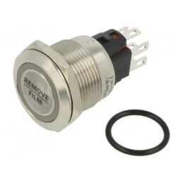 Comutator Anti-Vandalism SPDT 0,5A 220VAC IP40 ON-OFF | Electronic-mag.ro | Componente Electronice
