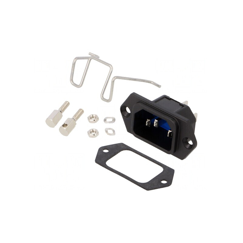 Soclu Tată Conector Alimentare AC 10A 250VAC IEC 60320 IP54 | Electronic-mag.ro | Componente Electronice Soclu Tată Conector Alimentare AC 10A 250VAC IEC 60320 IP54 | Electronic-mag.ro | Componente Electronice