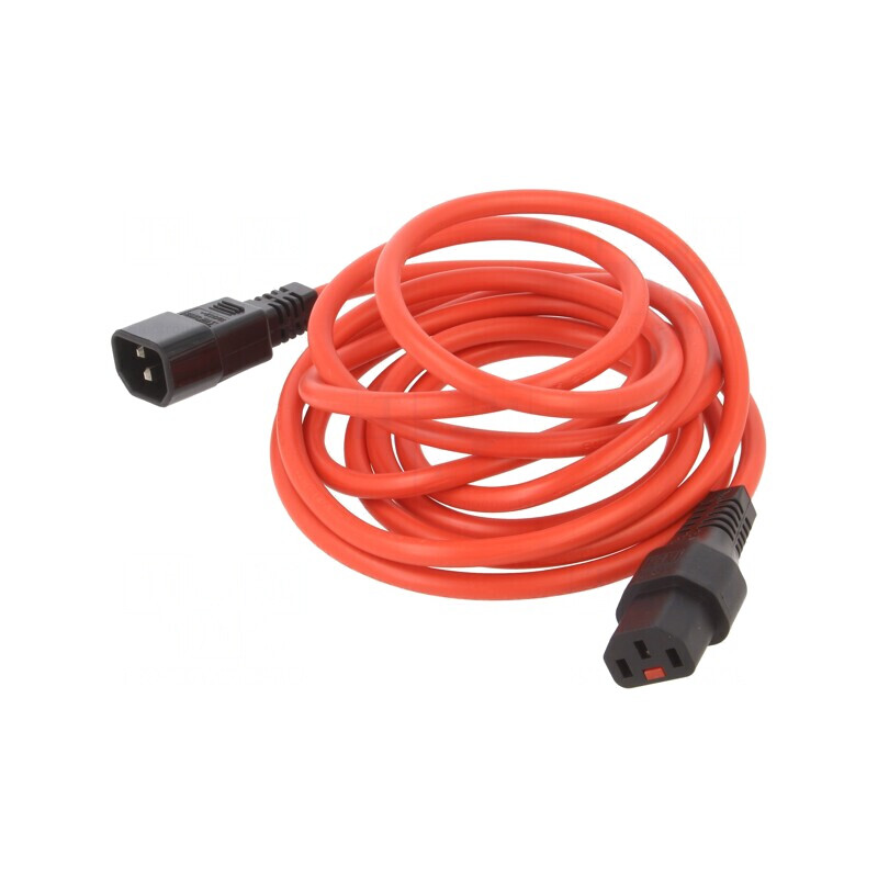 Cablu de Alimentare cu Blocare IEC LOCK 3m Roșu C13-C14 | Electronic-mag.ro | Componente Electronice Cablu de Alimentare cu Blocare IEC LOCK 3m Roșu C13-C14 | Electronic-mag.ro | Componente Electronice