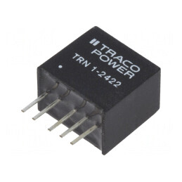 Convertor DC/DC 1W 18-36V la 12V/-12V SIP | Electronic-mag.ro | Componente Electronice