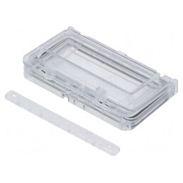 Ferestre de Inspecție 78x130x15mm IP65 cu Balamale | Electronic-mag.ro | Componente Electronice