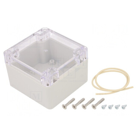 Carcasă universală policarbonat 80x82x55mm Ritec | Electronic-mag.ro | Componente Electronice