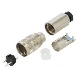 Mufă Tată M16 pe Cablu Drept IP67 | Electronic-mag.ro | Componente Electronice